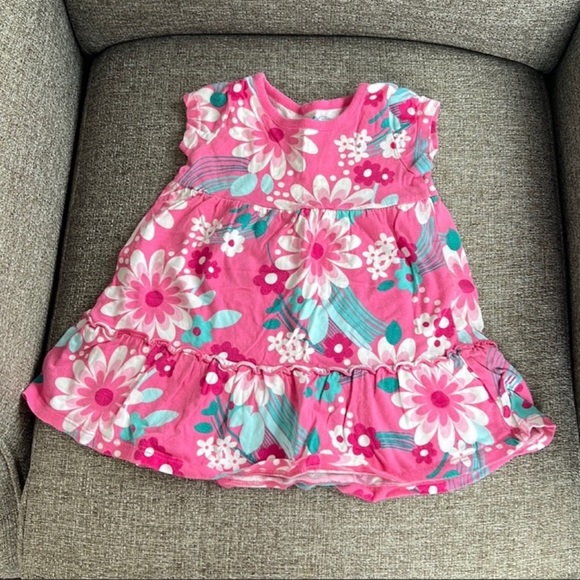 🎄🎄 “Perfect For a Princess” PLACE Dress Pink Floral 12M